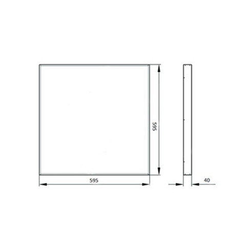 Светильник Армстронг IP54 36Вт Потолочный 600х600 МЗСИ фото 6